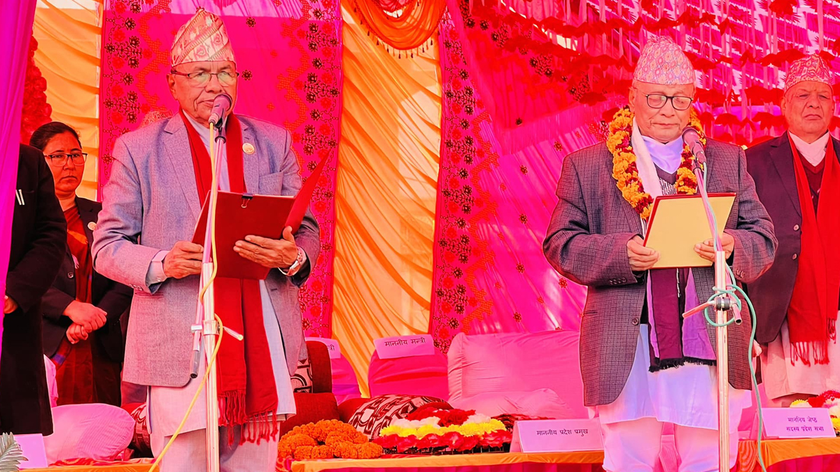 लुम्बिनीका मुख्यमन्त्रीले लिए पद तथा गोपनीयताको सपथ